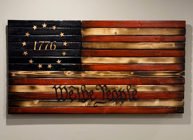 Why Buy a Handcrafted Wooden Flag from Two Labs Woodworks?