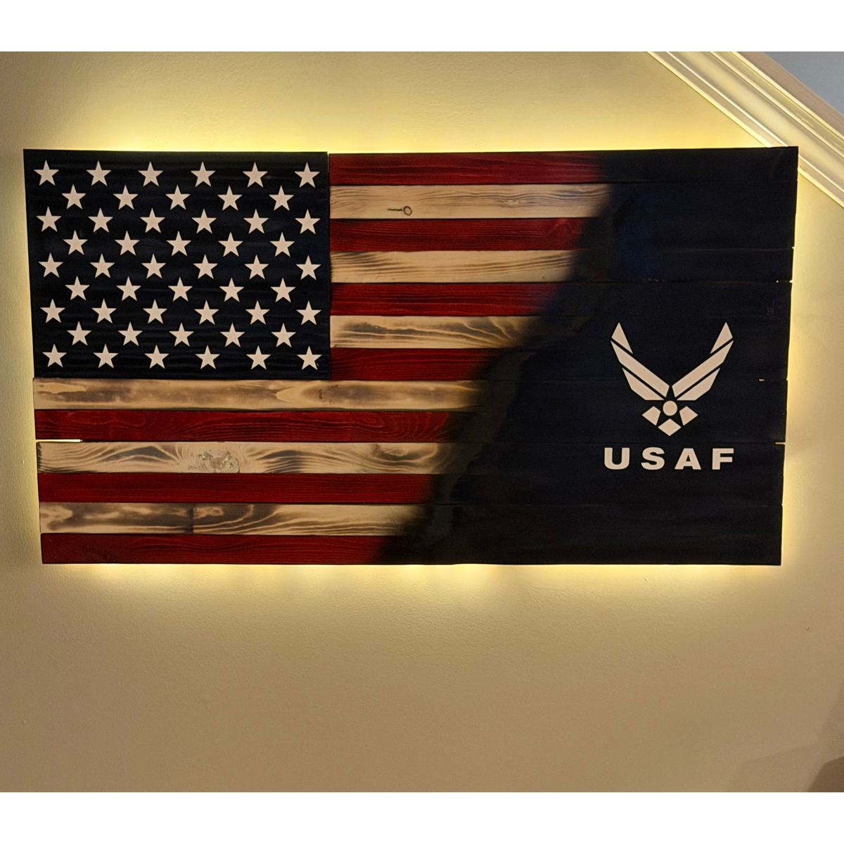 American Flag Air Force 36 x 19 1/2