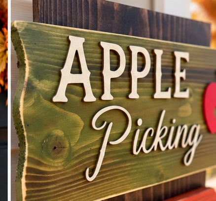 Rustic Fall Directional Sign | Porch Decor, Autumn Traditions (48x11.5)