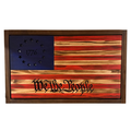 Handcraft American Flag We The People 1776 backlit Wall Art Made in the USA