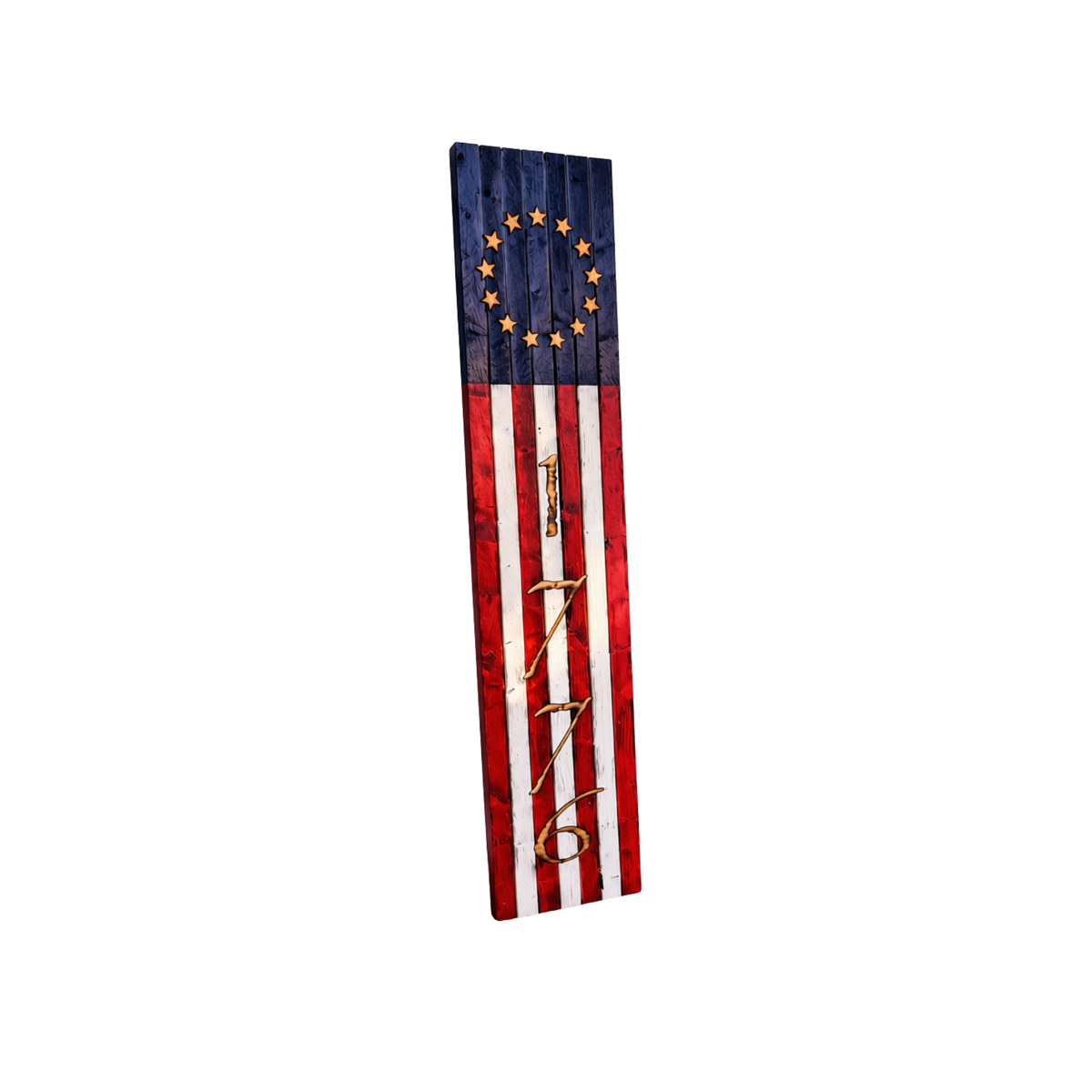 Handmade in the USA 1776 USA Flag Porch Decor Patriotic 