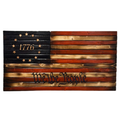 Made in the USA real wood American Flag 1776 We The People