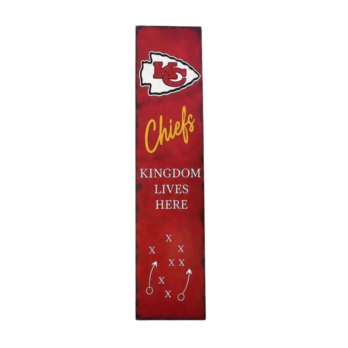 Kansas City Chiefs Kingdom Porch Leaner  
